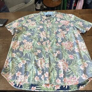 Chubbies Mens XXL The Resort Wear Aloha Floral Short Sleeve Button Up Shirt